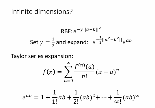 Infinite Dimensions?